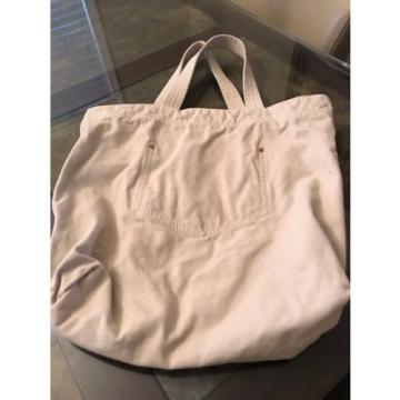 GAP Heavy Canvas Bag Purse 2 Pockets Inside Beach Bag