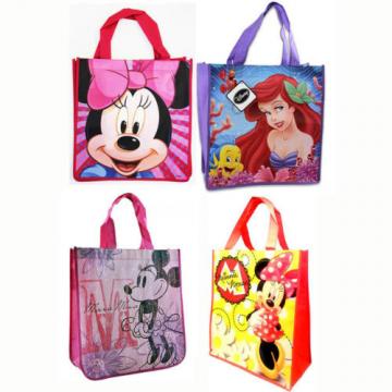 8 DISNEY MICKEY MINNIE ARIEL SHOPPING BEACH TOTE BAG BIRTHDAY PARTY GIFT BAGS NW