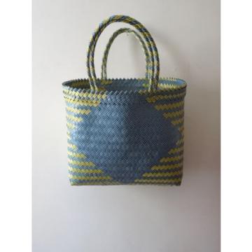 Yellow and Blue  Handwoven Market Bag, Tote, Beach, Steven Alan, Madewell