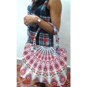 Indian Handmade Cotton Mandala Bag Designer Tote Shopping Purse Carry Bag Beach