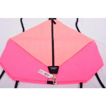 Victoria&#039;s Secret 2016 Drawstring Beach Bag Pink Neon Orange