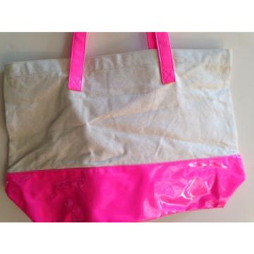 Victoria&#039;s Secret  Logo LARGE Tote Purse Bag Beach Sport  - NWT