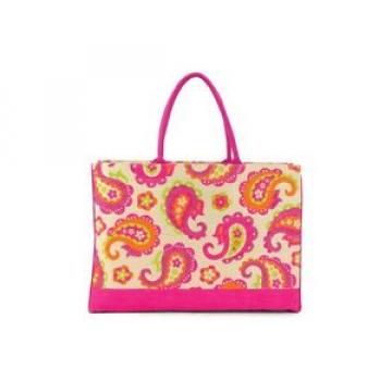 Paisley Fashion Juco Jute Shopper Beach Tote Bag ~ Great Gift Idea!