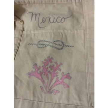 NWOT  Mexico TOTE BEACH BAG Shopper Overnight Travel Purse