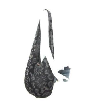 EA06 MEDIUM BAG SHOULDER TIE DYE UNISEX BOHO HOBO UNIQUE BLACK BEACH FREE NEW