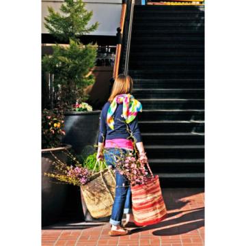 MARKET BAG TOTE WOVEN SISAL NEW URBAN Beach Dorm Laundry Bag