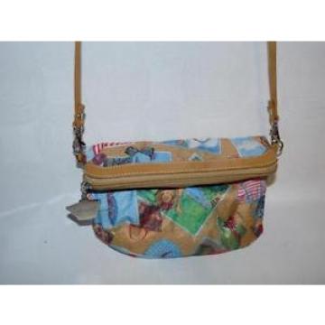 Sydney Love Beach Sun &amp; Fun Scene Fold Over CrossBody Messenger Bag