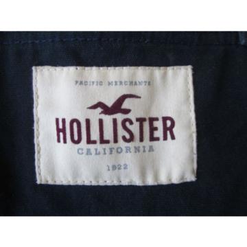 Hollister Womens Navy Cotton Canvas White Seagull Tote Book Beach Handbag Bag