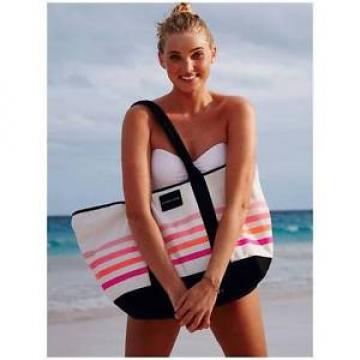 Victoria&#039;s Secret Sunkissed Striped Beach Swim Tote Bag 2016