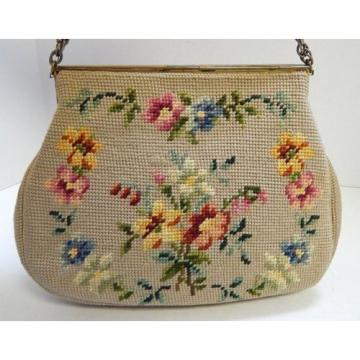 French Bag Shop Miami Beach Vintage Needlepoint Purse