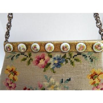 French Bag Shop Miami Beach Vintage Needlepoint Purse