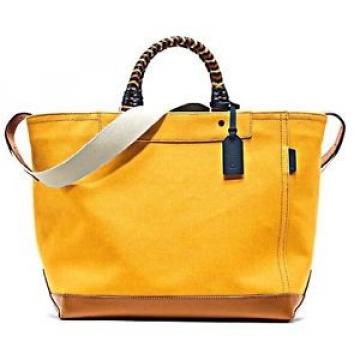 COACH 70897 BLEECKER SV/MANGO  Canvas Beach Tote Shoulder Bag Msrp $448