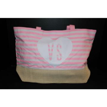 Victoria&#039;s Secret Angel Swim Tote/ Beach Bag &amp; Scarf *New w/o tags* Pink &amp; White