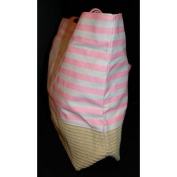 Victoria&#039;s Secret Angel Swim Tote/ Beach Bag &amp; Scarf *New w/o tags* Pink &amp; White