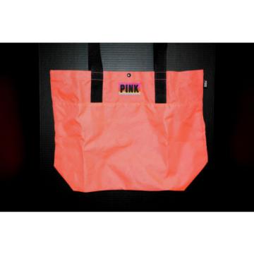 Victoria&#039;s Secret PINK Tote / Gym Bag / Beach Bag *N w/o T* Snap *Neon Coral*