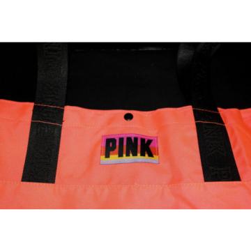 Victoria&#039;s Secret PINK Tote / Gym Bag / Beach Bag *N w/o T* Snap *Neon Coral*