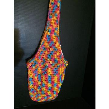 SLING BAG/TOTE BEACH/SUMMER MULTICOLOR, Detach Lining NEW, HANDMADE BY ARLENE