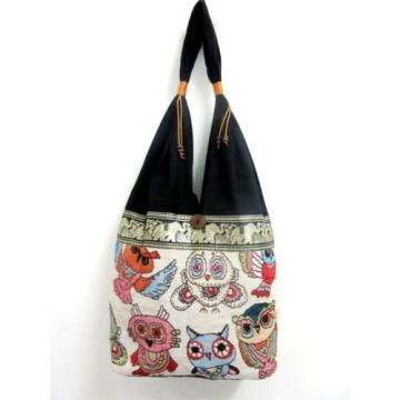 COOL! SHOULDER SLING BAG OWL NEW TRIP MONK LADY THAI BEACH HOBO SCHOOL BOHO