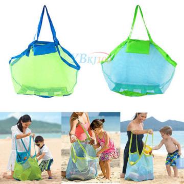 Portable Sand Away Carry All Kids Toys Mesh Tote Large Beach Storage Bag Net New