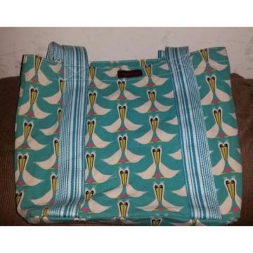 Bungalow 360 Pelicans Vegan Tote, beach bag, purse used