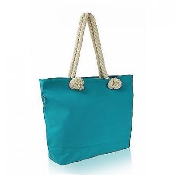 BRC Zippered &amp; Lined Canvas Beach Bag