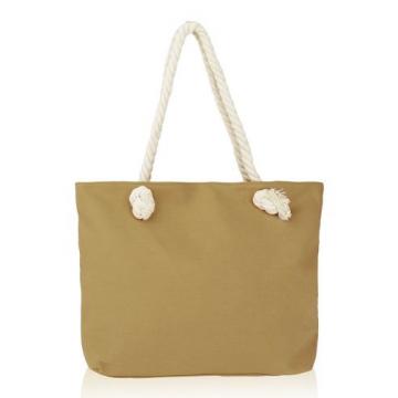 BRC Zippered &amp; Lined Canvas Beach Bag