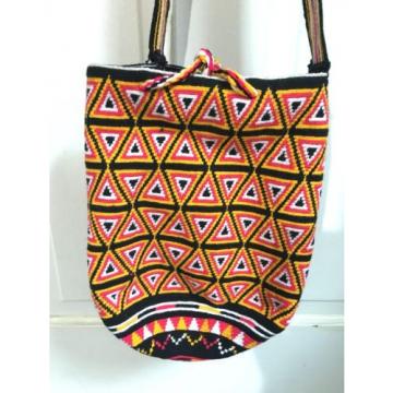 Wayuu Bag Mochila Colombia Purse Beach Orange Boho Bohemian