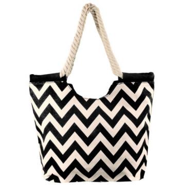 High Quality Rope Handle Tote Beach Bag