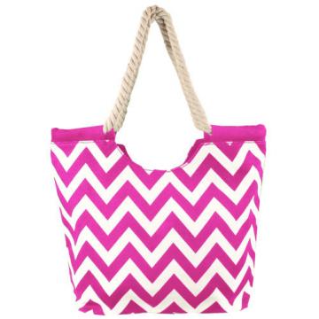 High Quality Rope Handle Tote Beach Bag