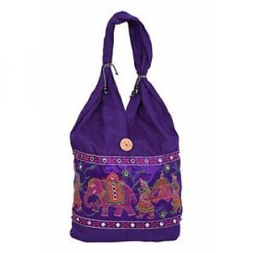 Handmade bag Ethnic Boho shopping purse cotton gypsy beach bag D33M