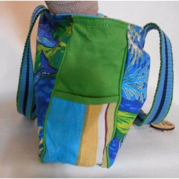 GUY HARVEY Beach Bag or Purse DOLPHINS Tropical CANVAS PURSE by SUN &#039;n SANDS