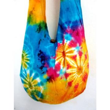 EW53 ADVENTURE CROSSBODY BAG SLING TIE DYE HOBO UNIQUE YOUNG NEW BEACH THAI MONK