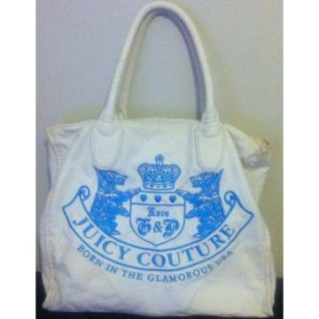 Juicy Couture Logo Large Shopper School Tote Handbag Purse Beach Gym Bag