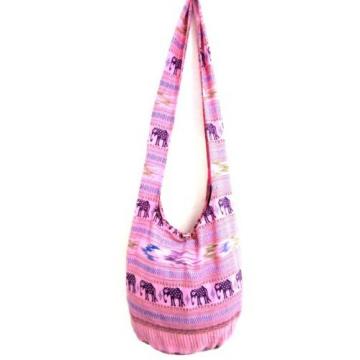 LARGE SUMMER BEACH BAG SLING SHOULDER ADVENTURE CAMPING HOBO MONK CROSS BODY