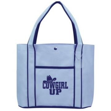 Cowgirl Up with Hat  Fashion Tote Bag Shopping Beach Purse