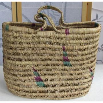 Womens High Quality Large Natural Straw Color Summer Tote Beach Bag Handbag