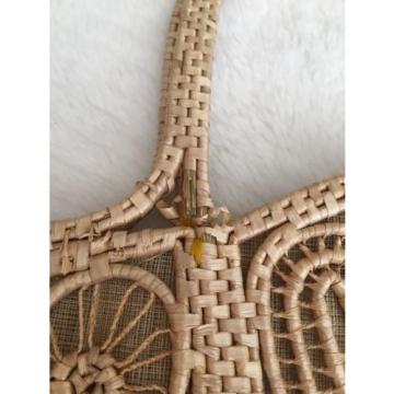 Vintage Straw Bag Made In Italy Epitome Beach Bag Designer