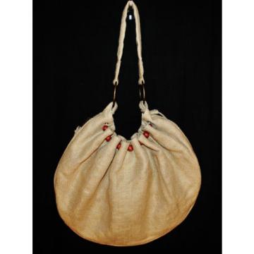 BoHo Hobo Hippie Beach CHIC Drawstring Canvas Tote Shoulder Purse Hand Bag L