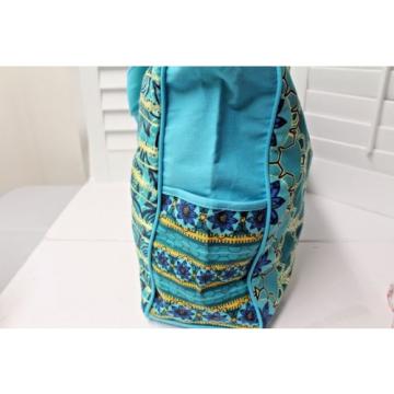 Sun N&#039; Sand Large Beach Bag Tote Shopper Artist Messina  Beautiful blues, greens