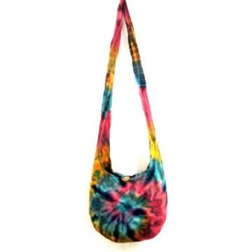 pp 66 SHOULDER BAG SLING BEACH HOBO TIE DYE UNIQUE UNISEX GYPSY S CROSSBODY MEN