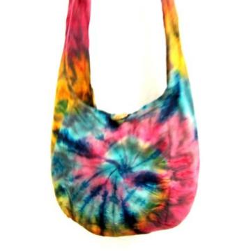 pp 66 SHOULDER BAG SLING BEACH HOBO TIE DYE UNIQUE UNISEX GYPSY S CROSSBODY MEN