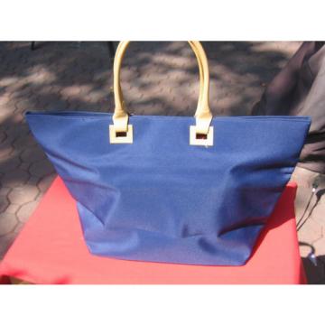 Ellen Tracy Large Blue or Red  Nylon Tote / Beach Bag New