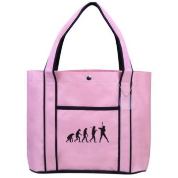 Evolution Baseball Softball   Fashion Tote Bag Shopping Beach Purse