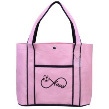 Infinite Infinity Love For Soccer Fashion Tote Bag Shopping Beach Purse