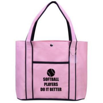 Softball Players Do It Better  Fashion Tote Bag Shopping Beach Purse