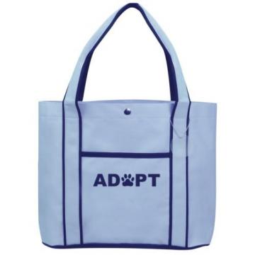 Adopt Paw Print Fashion Tote Bag Shopping Beach Purse