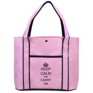 Keep Calm and Carry On Crown  Fashion Tote Bag Shopping Beach Purse