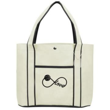 Infinite Infinity Love For Basketball Fashion Tote Bag Shopping Beach Purse