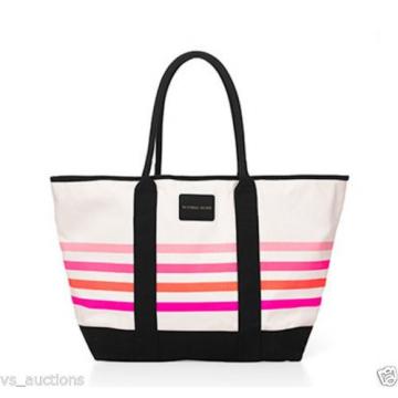 $85 BRAND NEW!!! ~VICTORIA&#039;S SECRET~ SUNKISSED LOGO BEACH SHOPPING BAG TOTE