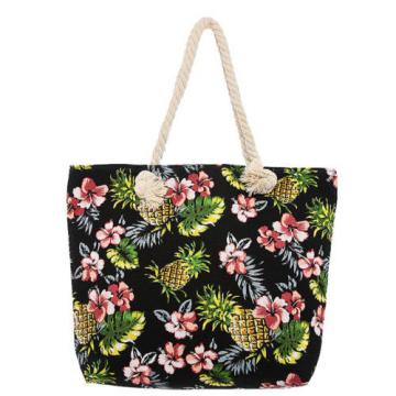 Women Beach Fashion Handbag Shoulder Hawaiian CANVAS Large Day Tote Shopping Bag